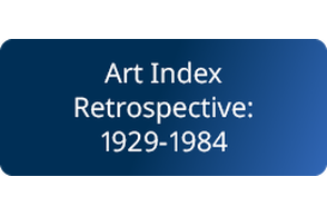 Art Index Retrospective 1929-1984 - logo